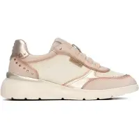 Carmela for woman. 16421902-BEIGE Beige 164219 Leather Sneakers (36), 3 to 5 cm, Laces, Casual