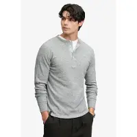 Superdry Mini Slub Waffle Grandad Genser