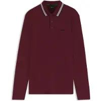BOSS Plisy 10266738 Green Langermet Poloskjorte