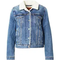 Levi's for woman. 36136-0140 Original Sherpa Trucker Jacket blue (M), Casual, Cotton