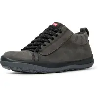 Camper for man. K300285-049 Grey Peu Pista GM leather sneakers (43), Flat, Laces, Casual