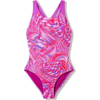 Speedo Badedrakt - Splashback - Neon Jelly - - 7-8 år (122-128) - Badetøy
