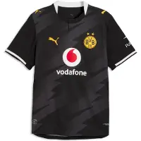 Puma Borussia Dortmund 26/27 Authentic Away Jersey Men, Football, Black/Flat Dark Gray, XS