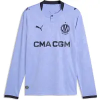 Puma Olympique de Marseille 26/27 Third Long Sleeve Jersey Men, Sport, Lavendar Pop/New Navy, XL