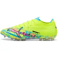 Puma ULTRA NITRO 7 ULTIMATE ADVANCED LEVEL MG Football Boots Unisex, Shoes, White/Blue Glimmer/Pink Glimmer, 39