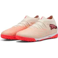 Puma FUTURE 9 PRO CAGE TT Football Boots Unisex, Women, Sugared Almond/White/Ultra Red, 47