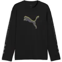 Puma Sport Relaxed Street Long Sleeve Tee Men, Men, Black, XL