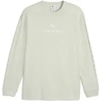 Puma Run Culture Collective Long Sleeve Graphic Tee Men, Clothing, Créme De Mint, S
