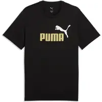Puma Graphics No. 1 Logo Tee Men, Clothing, Black/Rustic Olive, XS