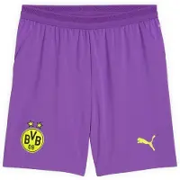 Puma Borussia Dortmund 26/27 Shorts Men, Clothing, Purple Glimmer/Yellow Alert, XS
