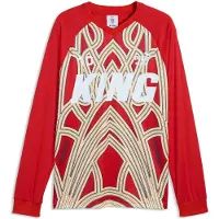 Puma KING Relaxed Jersey Unisex, Men, Red, M