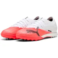 Puma ULTRA NITRO 7 PRO CAGE TT Football Boots Unisex, Women, Ultra Red/Black/White, 45