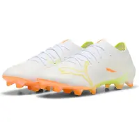 Puma ULTRA NITRO 7 ULTIMATE WHITE FG Football Boots Unisex, Sports, White/Yellow Alert/Heat Fire, 43