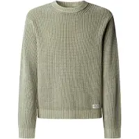 Pepe Jeans for man. PM7000093 Green Dorian Crew sweater (S), Casual, Cotton