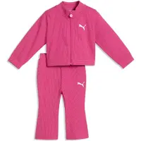 Puma Essentials Elevated Rib Tracksuit Toddlers, Age, Pink Opal, 2-3Y