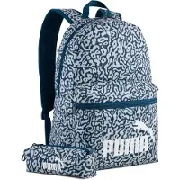 Puma Phase 20L Backpack Set, Accessories, Créme De Mint/Midnight Petrol/Aop, OSFA
