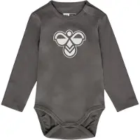 Hummel Body I/e - hmlMini - Logo - Dark Gyllengrå - - 56 - Langermet Body