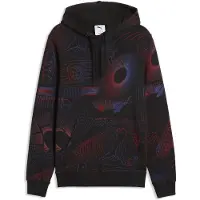 Puma Essentials Printed Graphic Hoodie Men, Clothing, Black, L