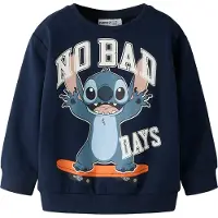 Name it Collegegenser - NmmAlonso - Stitch - Navy Blazer - - 4 år (104) - Collegegenser
