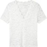 Vero Moda Dea Kort Ermet V-hals T-skjorte