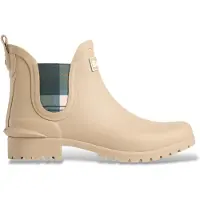 Barbour for woman. LRF0066 Beige Wilton Chelsea Welly boots (38), Flat, None, Casual, Outdoor