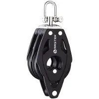 Tersma Dobbel Svivelblokk Med Feste 57 Mm