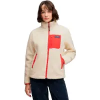 Superdry Heritage Through Fleece Genser Med Hel Glidelås