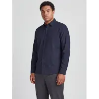 Plus Field Melange Plus Size Skjorte Med Lange Ermer