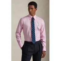 Ralph Lauren for man. 712968980001 Pink Custom Fit oxford shirt (37), Casual, Cotton, Classic, Long sleeve