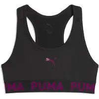 Puma STRONG Bra Youth, Clothing, Black/Fuchsia Glow, 5-6Y