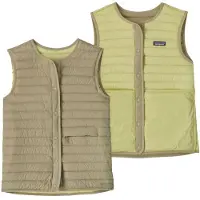 Patagonia Lightweight Reversible Down Vest Cardigan grå