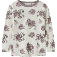 Name it Genser - Ull - NmfWillitus - Snow White/Flower Bukett - - 3 år (98) - Genser
