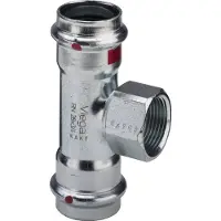 Viega Prestabo T-piece 54 x 1/2" x 54 mm galvanized steel
