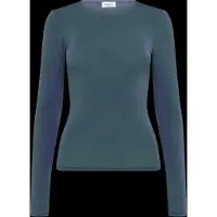 Gina Tricot  - Slim fit long sleeve top - Langermede topper - Blå - S - Dame