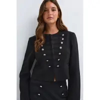 Gina Tricot  - Short blazer - Dressjakker - Svart - XL - Dame