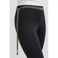 Gina Tricot - Chain belt - Belter - Svart - XS/S - Dame