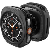 Spigen Samsung Galaxy Watch Ultra2 Liquid Air TPU-deksel - 47mm - Svart