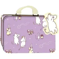 Barbo Toys Mumin - liten tinn-koffert - lilla