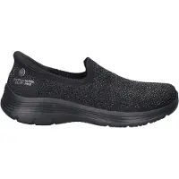 SKECHERS slip-in damesko - Svart - Sko