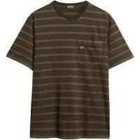 Superdry Textured Stripe Pocket Kortarmet T-skjorte