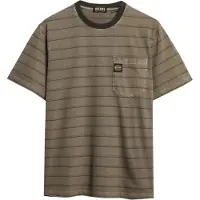 Superdry Textured Stripe Pocket Kortarmet T-skjorte