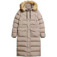 Superdry Everest Faux Fur Longline Jakke