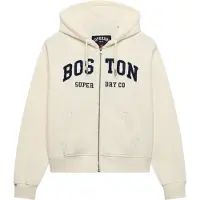 Superdry Athletic Essentials Relaxed Crop Genser Med Hel Glidelås