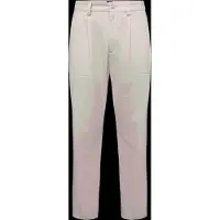 BOSS for man. 50568164 Beige cotton Chino Pants with pleats and sewn pocket (32/32), Casual, Polyester