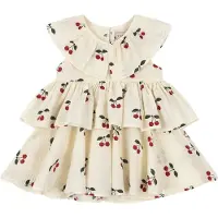 Konges Sløjd Kjole - Lunella - Man Grand Cherry - - 7-8 år (122-128) - Kjole