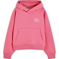 Tommy Hilfiger Hettegenser - Eksotisk Rosa - - 10 år (140) - Hettegenser