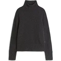 Ecoalf for woman. MCWGAKNCAQUI0632W26-338 Caqui dark gray sweater (XS), Casual, Grey, Long sleeve, Sustainable, Recycled Wool