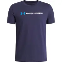 Under Armour T-skjorte - Logo Ordmerke - Midnight Navy - - 7 år (122) - T-skjorte