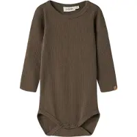 Lil´ Atelier Lil' Atelier Body I/e - NbmGabo - Teak - - 1 år (80) - Langermet Body