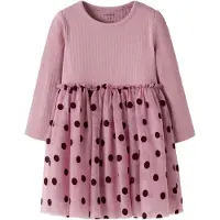 Name It Mini Kjole - Tyll - NmfNagina - Lilas - - 4 år (104) - Kjole
